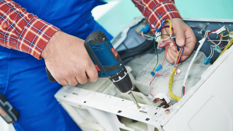 Elmadağ Sunny Sunny çamaşır makinesi kart tamiri – Su almama arızası orijinal parça ile giderildi. - Teknik servis örneği